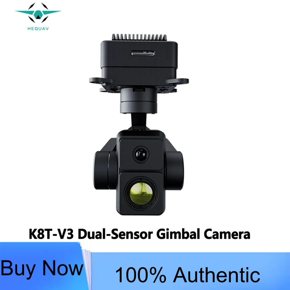Thermal Imager Drone Gimbal - HEQUAV K8T-V3 Dual-Sensor Drone Camera 147g