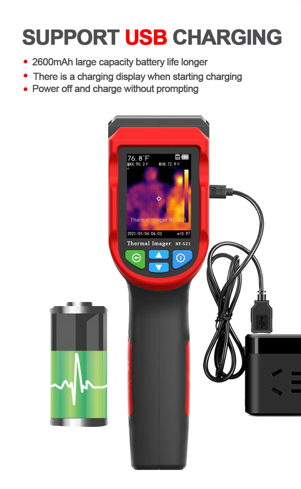 NF-521 Automatic Temperature I - огляд і ціна Nf 521 Thermal Imaging Camera
