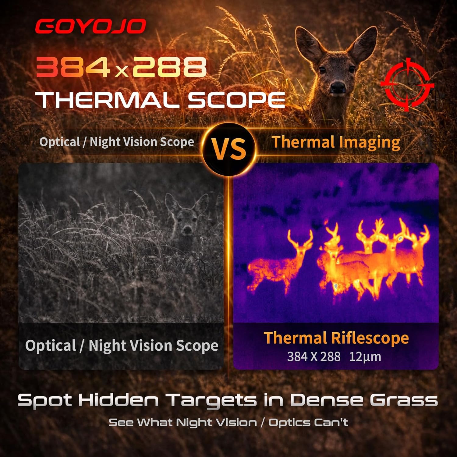 GOYOJO Thermal Scope 384x288 T - огляд і ціна Hunting Thermal Imaging Scope